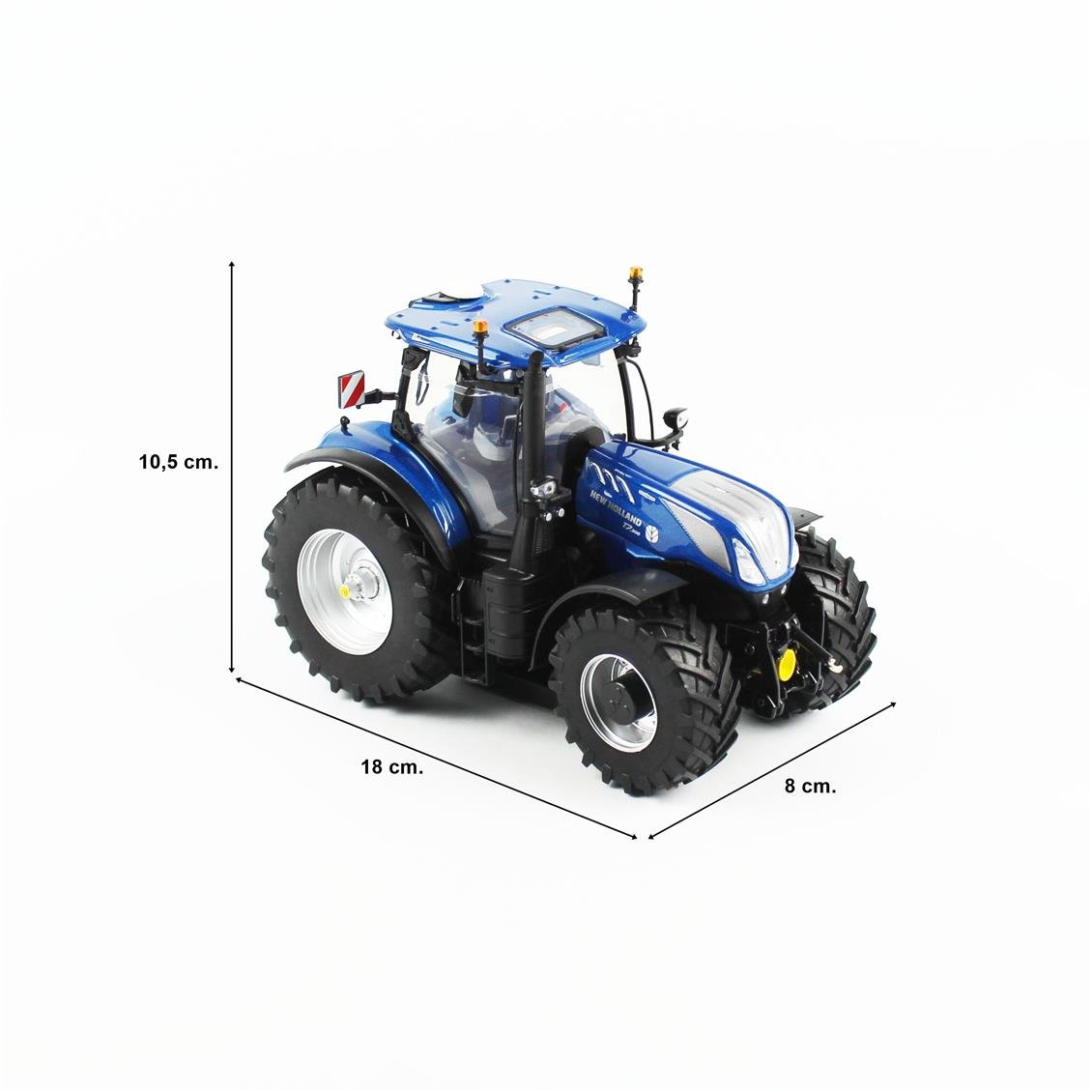 Universal Hobbies UH6491 1/32 Ölçek, New Holland T7.300 Blue Power, Otomatik Komutlu Traktör, Sergilemeye Hazır Tarımsal Makine