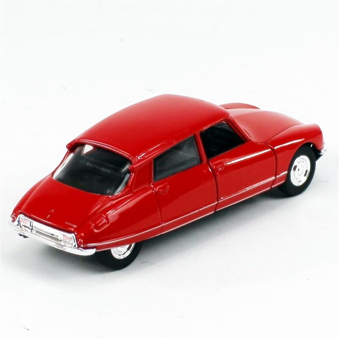 Welly 43764 1/34-1/39 Citroen DS23, Kırmızı, Çek-Bırak Mekanizmalı Oyuncak Metal Araba