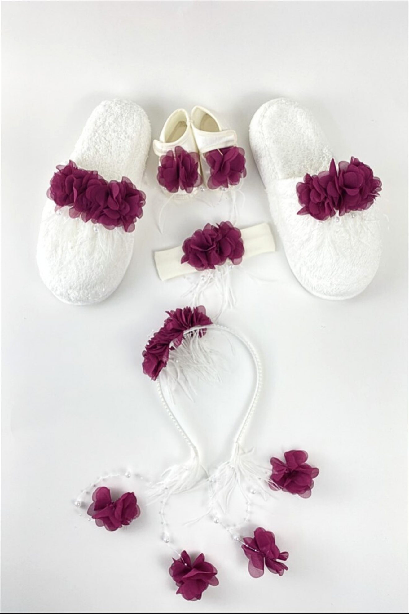 Anne Bebe Set 1014 Vişne