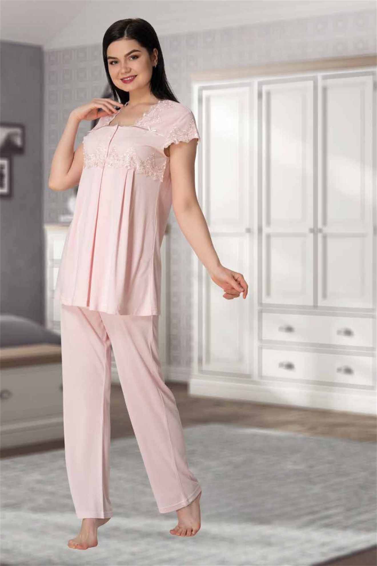 Effortt 5012 Pudra Lohusa Pijama