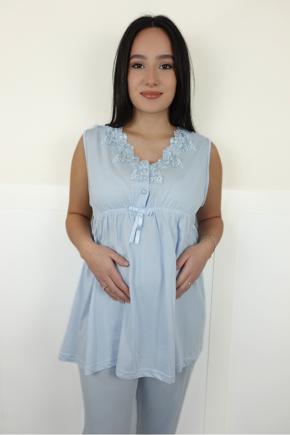 Limra Model Mavi Lohusa Pijama