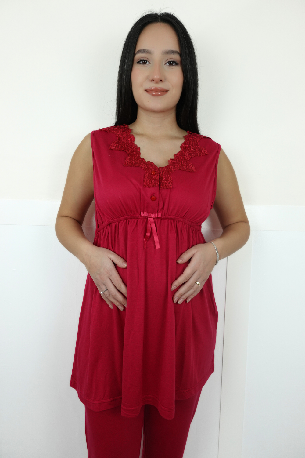 Limra Model Vişne Lohusa Pijama