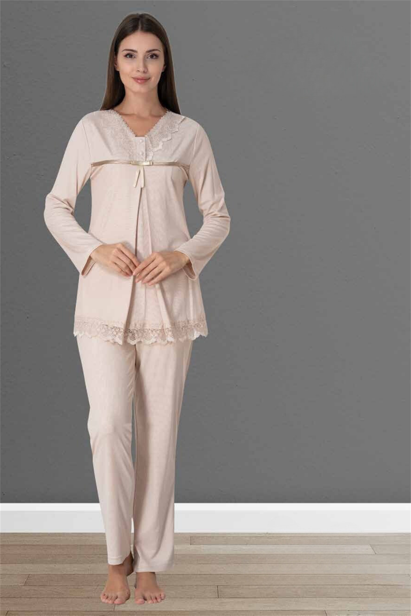 Mifa Model Bej Lohusa Pijama