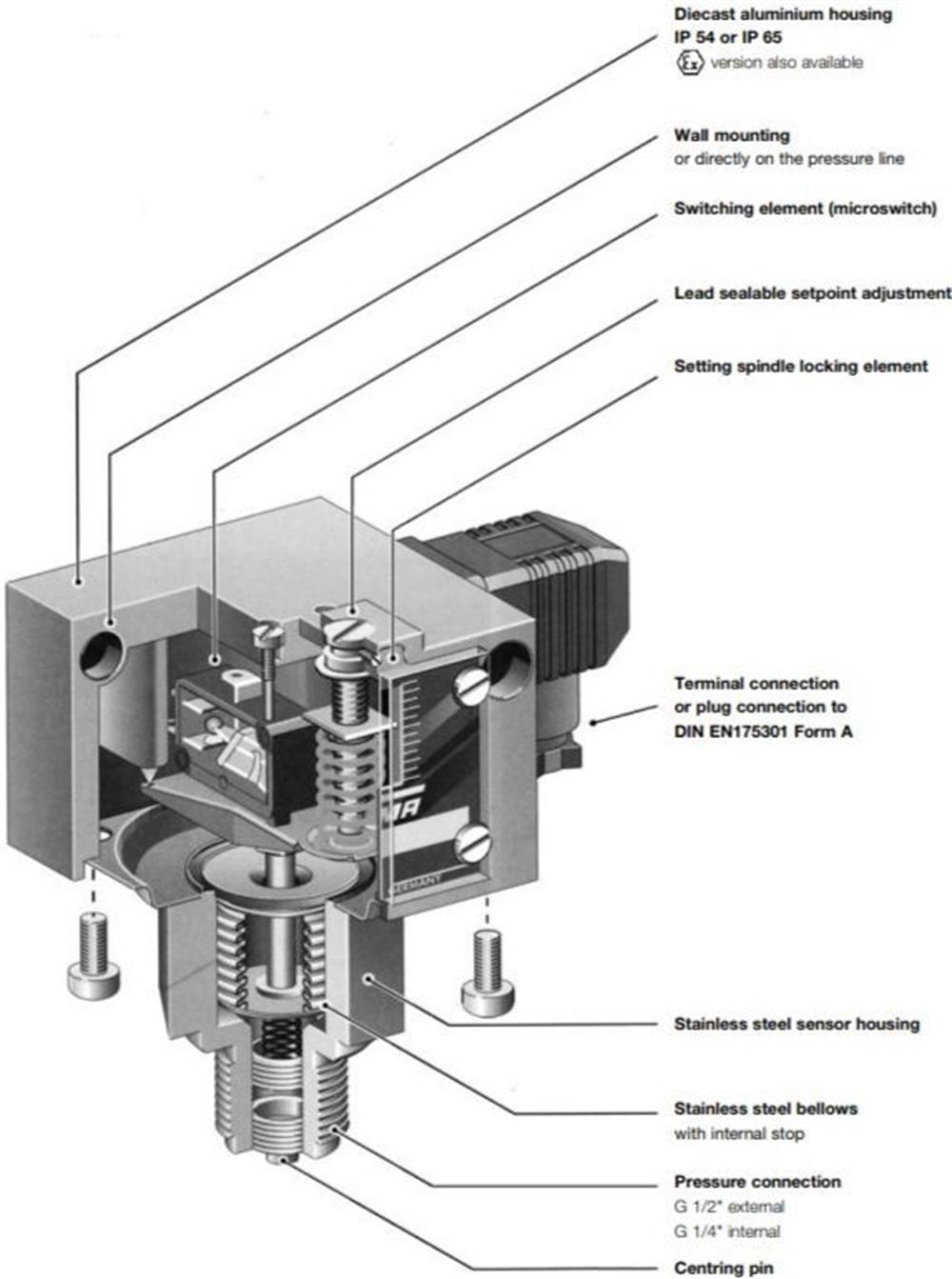 DCMV10 | Basınç Şalteri