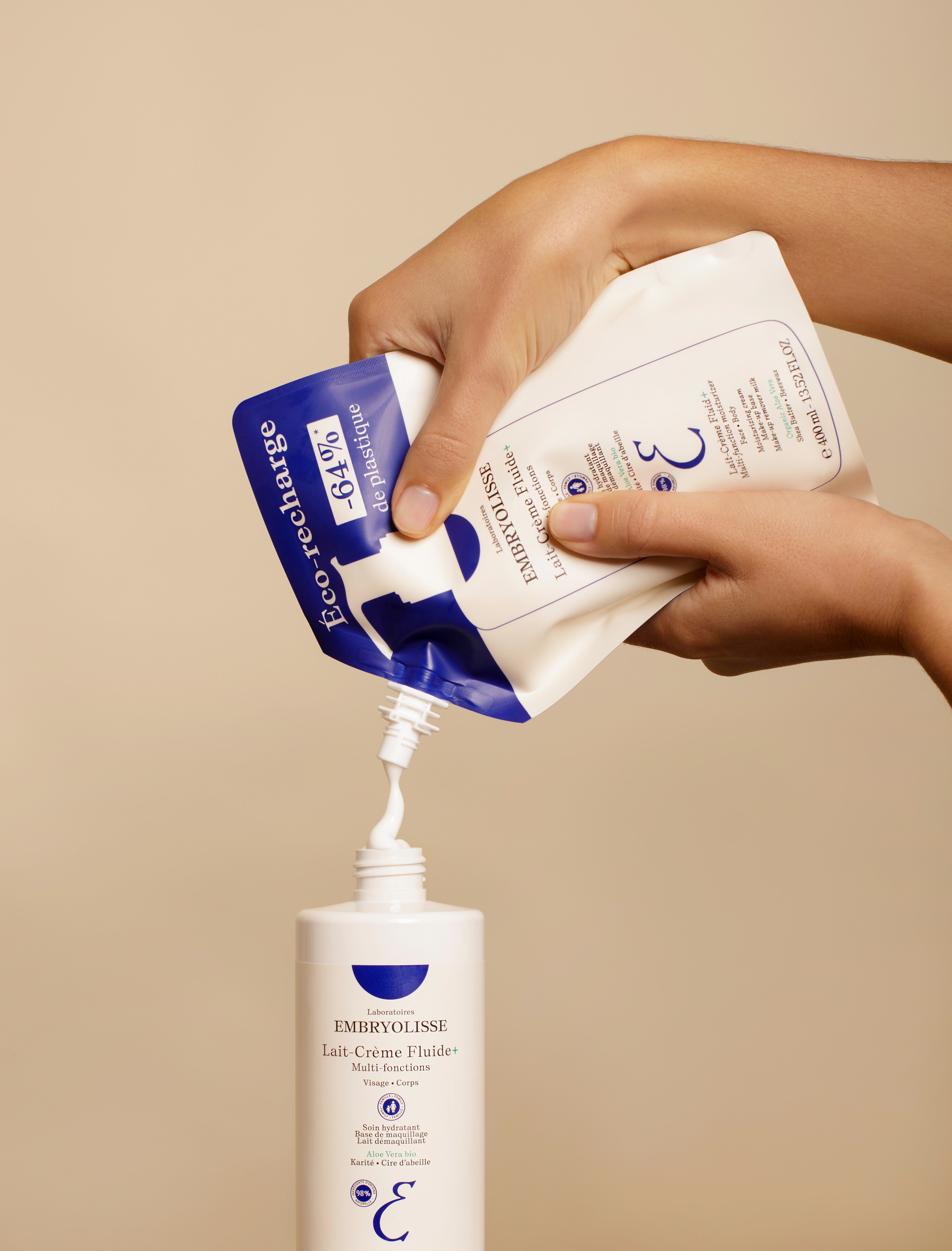 Lait Creme Fluide + 400ml Eco Pack