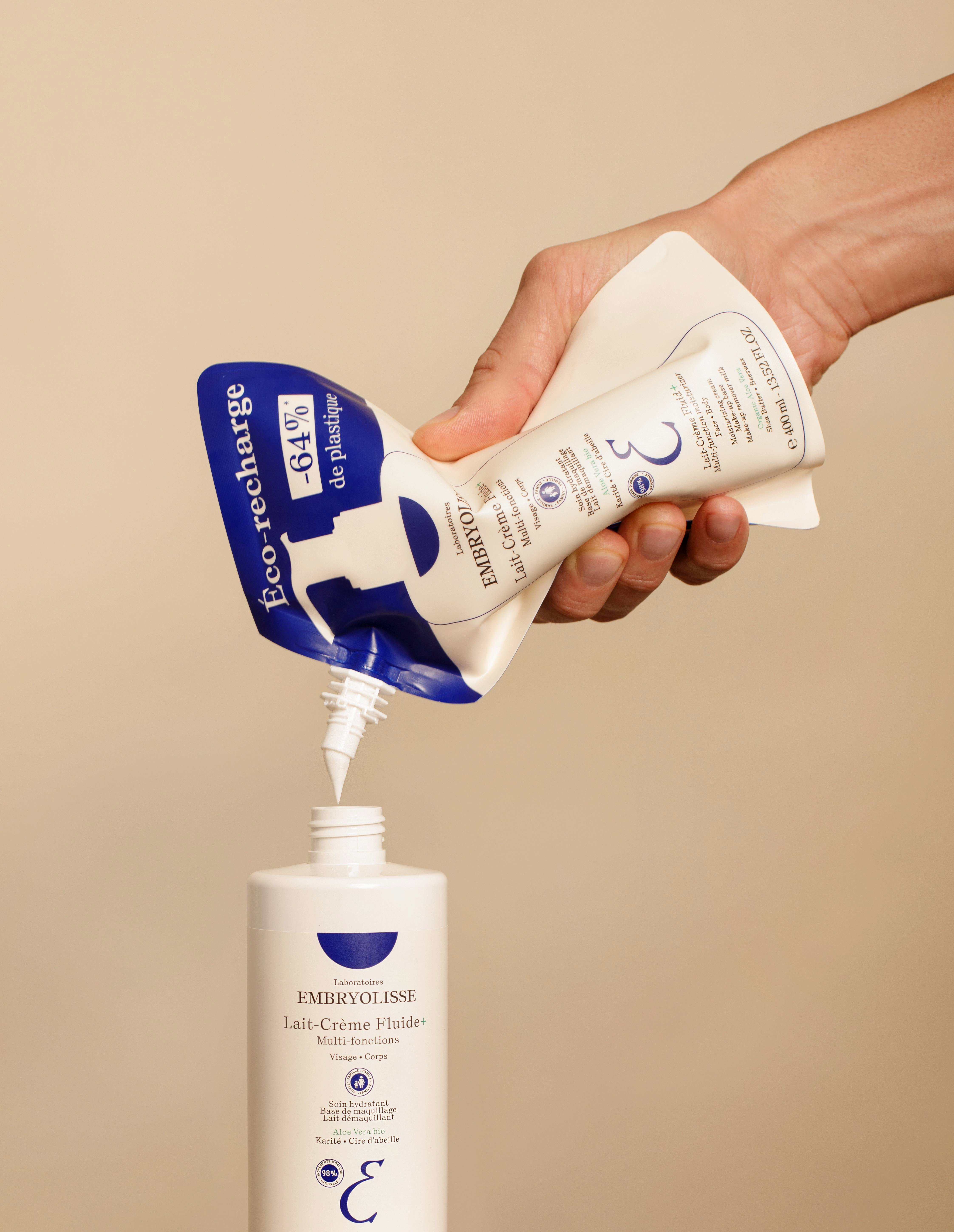 Lait Creme Fluide + 400ml Eco Pack