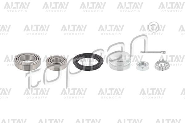 ARKA TEKER RULMAN SETI ( KEÇE + KOPILYA + KAPAK + SOMUN ) AUDI 80 / 90 / 100 / OPEL- CORSA B / COMBO B / ASTRA F / VECTRA A / 1.9 TDI SEAT IBIZA / CORDOBA / TOLEDO