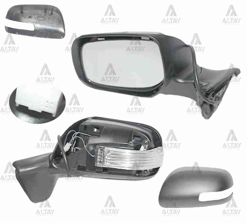 AYNA DIŞ DİKİZ AURIS 10-12 ELEKTRİKLİ ISITMALI SİNYALLİ SOL