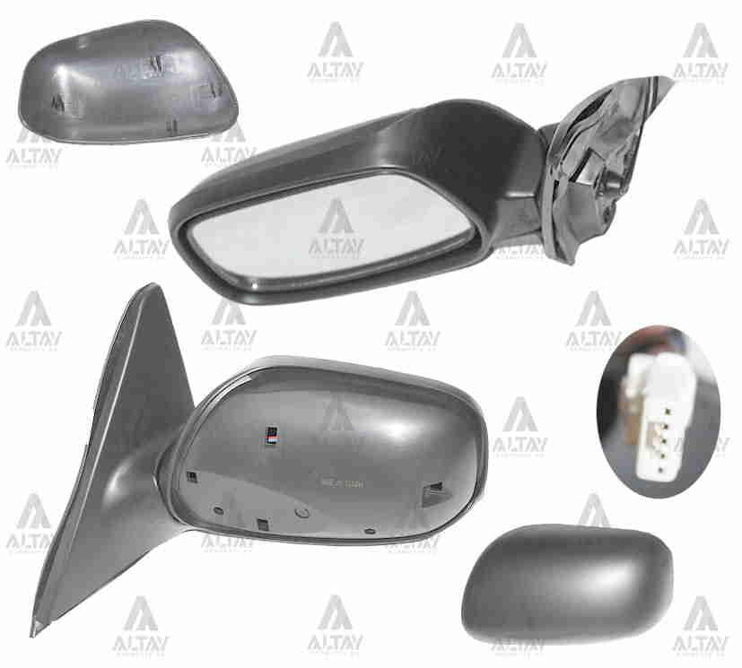 AYNA DIŞ DİKİZ AVENSIS  98-02 ELEKTRİKLİ ISITMALI 5 FİŞLİ SOL