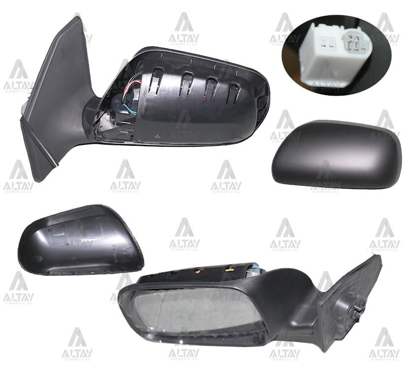AYNA DIŞ DİKİZ AVENSIS 03-06 ELEKTRİKLİ ISITMALI OTOMATİK KATLANIR 7 FİŞLİ SOL