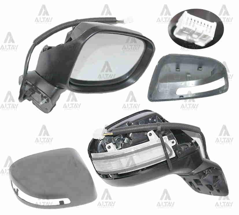 AYNA DIŞ DİKİZ CIVIC 12-16 FB7 ELEKTRİKLİ ISITMALI SİNYALLİ OTOMATİK KATLANIR SAĞ