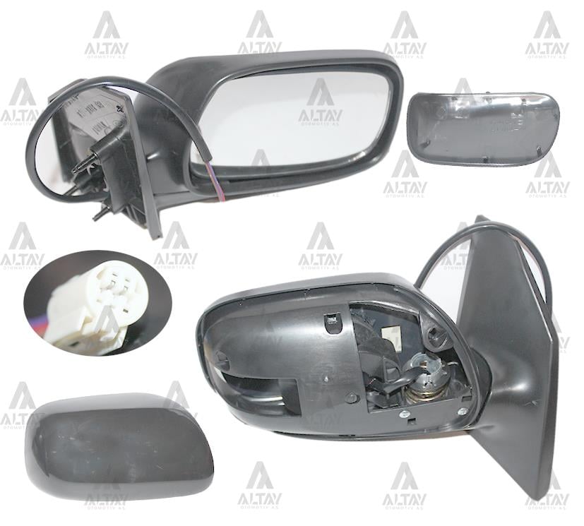 AYNA DIŞ DİKİZ COROLLA 03-06 ELEKTRİKLİ 3 FİŞLİ (YUVARLAK SOKET) SAĞ