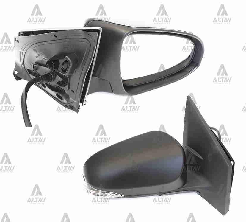 AYNA DIŞ DİKİZ COROLLA 13= ELEKTRİKLİ ISITMALI SİNYALLİ OTOMATİK KATLANIR 9 FİŞLİ SAĞ