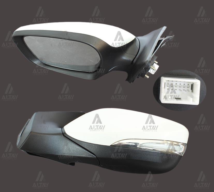 AYNA DIŞ DİKİZ ELANTRA 11-16 ELEKTRİKLİ SİNYALLİ SOL