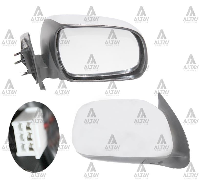 AYNA DIŞ DİKİZ HILUX 06-11 ELEKTRİKLİ KROM SAĞ