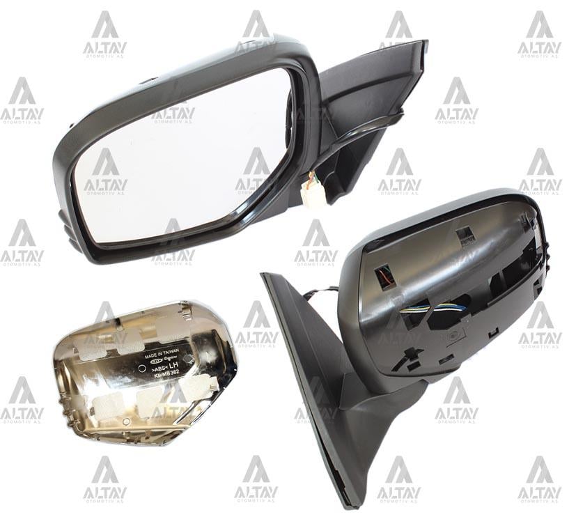 AYNA DIŞ DİKİZ L-200 06-14 ELEKTRİKLİ ISITMALI KROM SOL