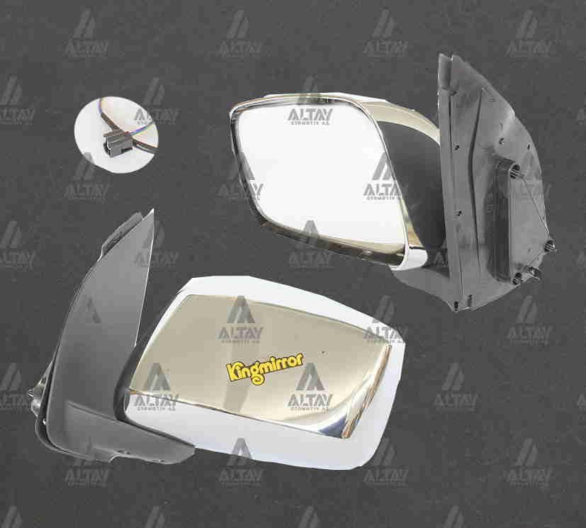 AYNA DIŞ DİKİZ PICKUP 06= NAVARA ELEKTRİKLİ KROM SOL