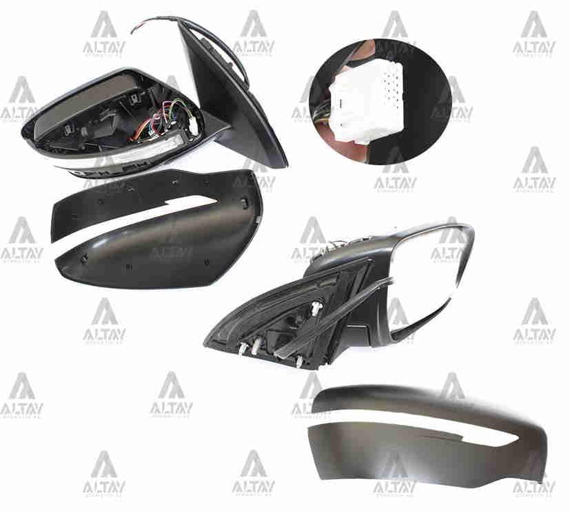 AYNA DIŞ DİKİZ QASHQAI 14= ELEKTRİKLİ SİNYALLİ ISITMALI OTOMATİK KATLANIR SAĞ