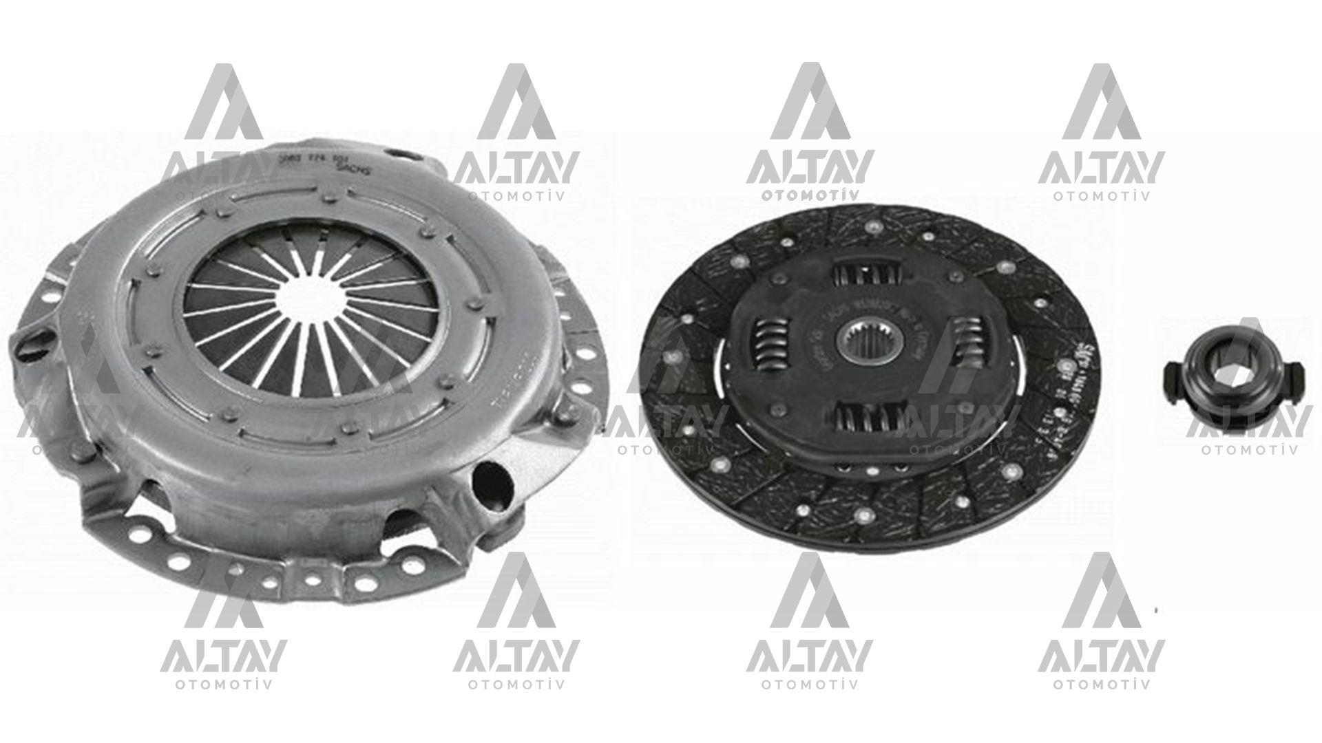 DEBRİYAJ SETİ 205 / 306 / 405 / PARTNER 92= 1.8 -1.9 DİZ.