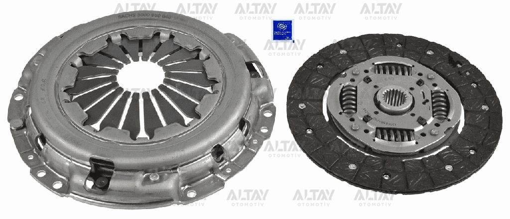 DEBRİYAJ SETİ COROLLA 07-13 / AURIS 07-13 / AVENSİS 09= / 1.6 / MANUEL 6 VİTES / RULMANSIZ
