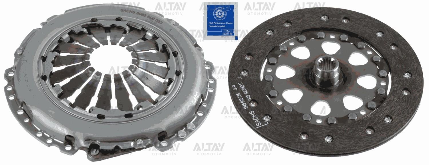 DEBRİYAJ SETİ CORSA C / CORSA D / COMBO C / MERIVA A / TIGRA B Y13DT-Z13DT-Z13DTJ  RULMANSIZ