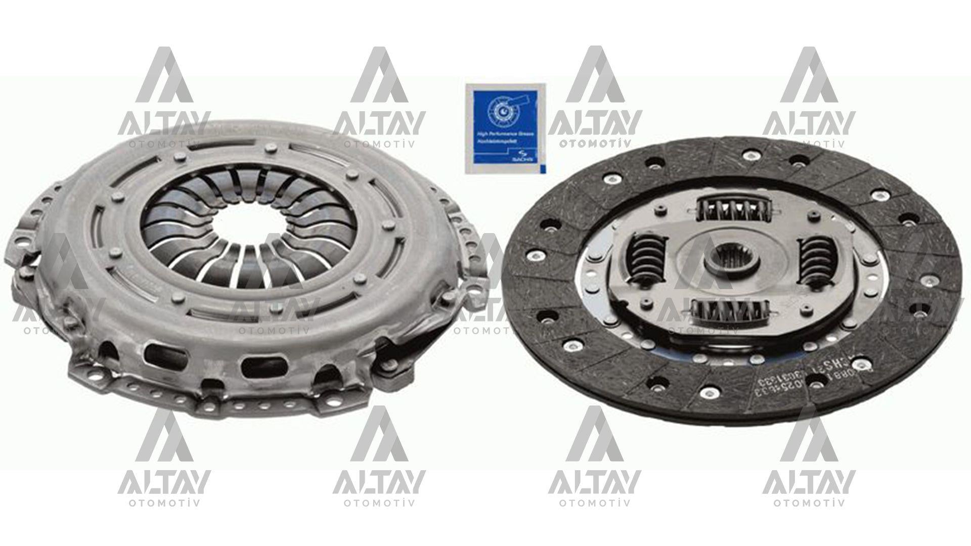 DEBRİYAJ SETİ FOCUS / C-MAX / MONDEO 43405 1,6 BENZ 123 PS RULMANSIZ
