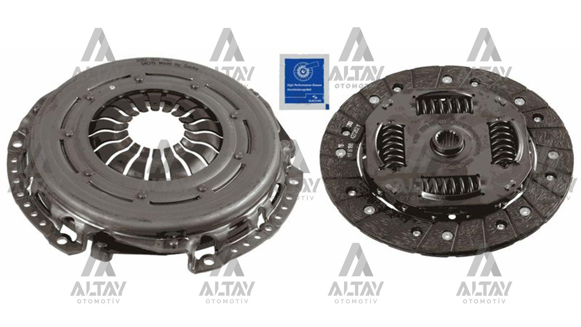 DEBRİYAJ SETİ FOCUS / FİESTA / COURIER 12=1,0 ECOBOOST 100 PS 5VITES ÇAP 220 MM