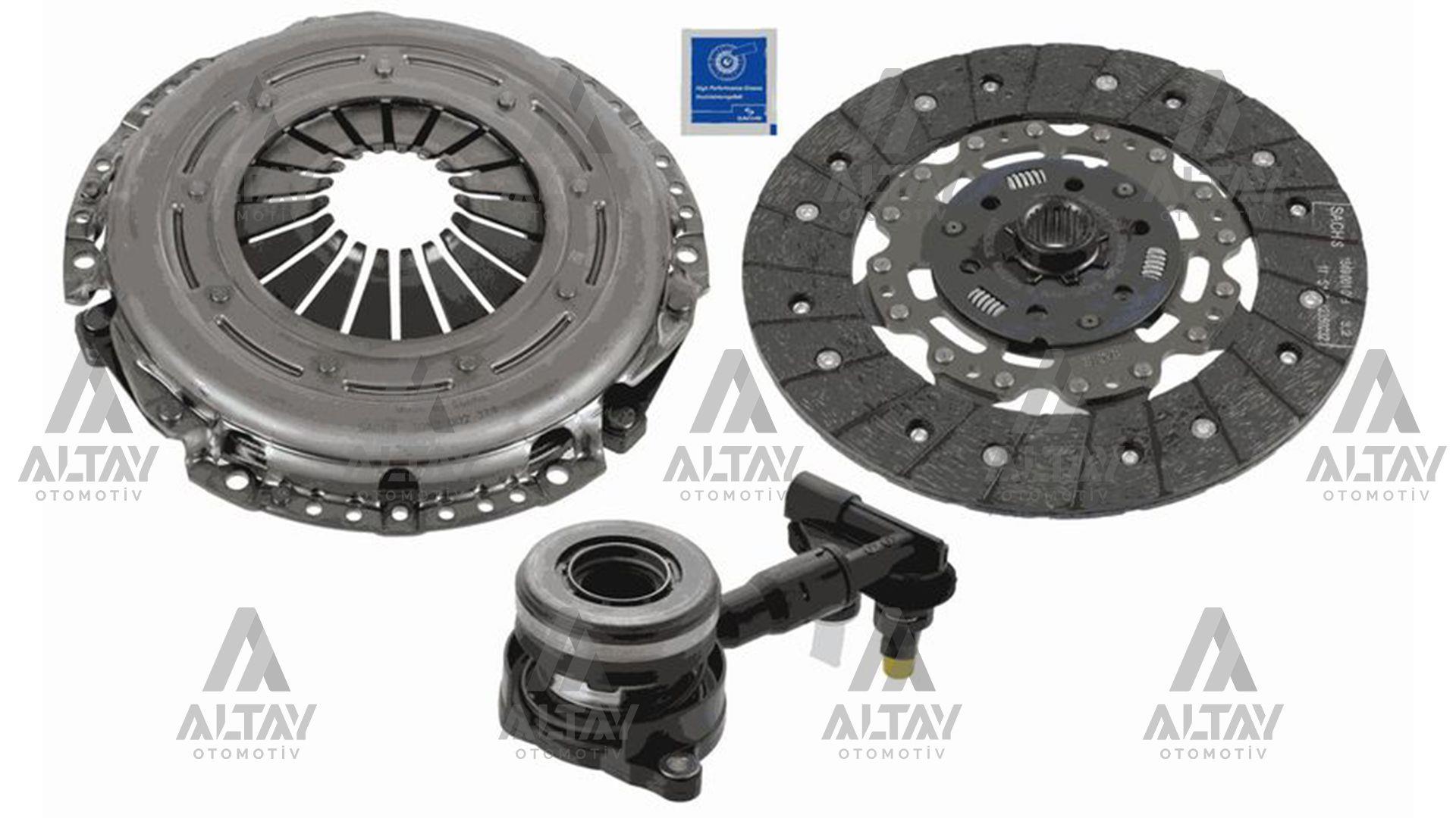 DEBRİYAJ SETİ FOCUS / FIESTA 11=1.5 - 1.6 TDCI RULMANLI