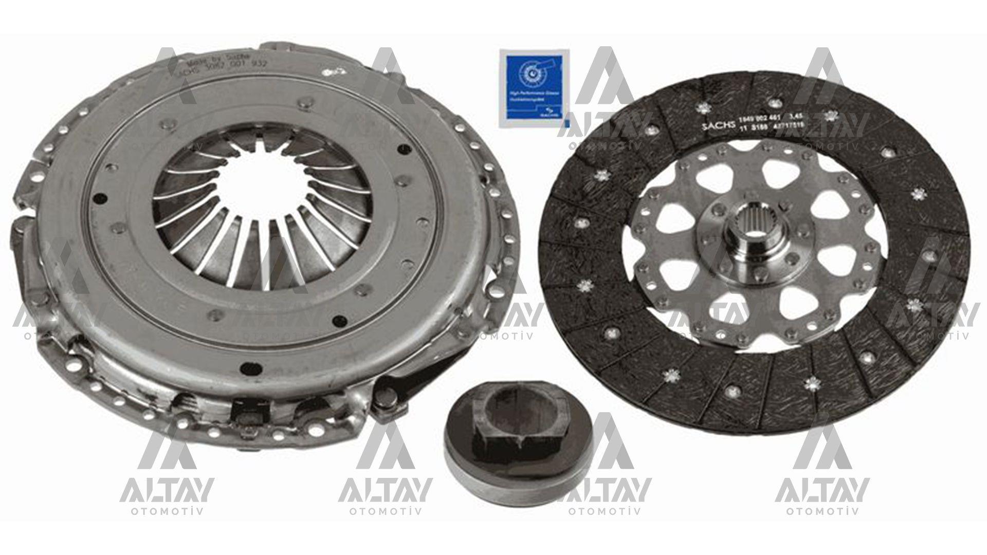 DEBRİYAJ SETİ JUMPER 3  / BOXER 3   08=  2.2 HDI OYNAR VOLANT