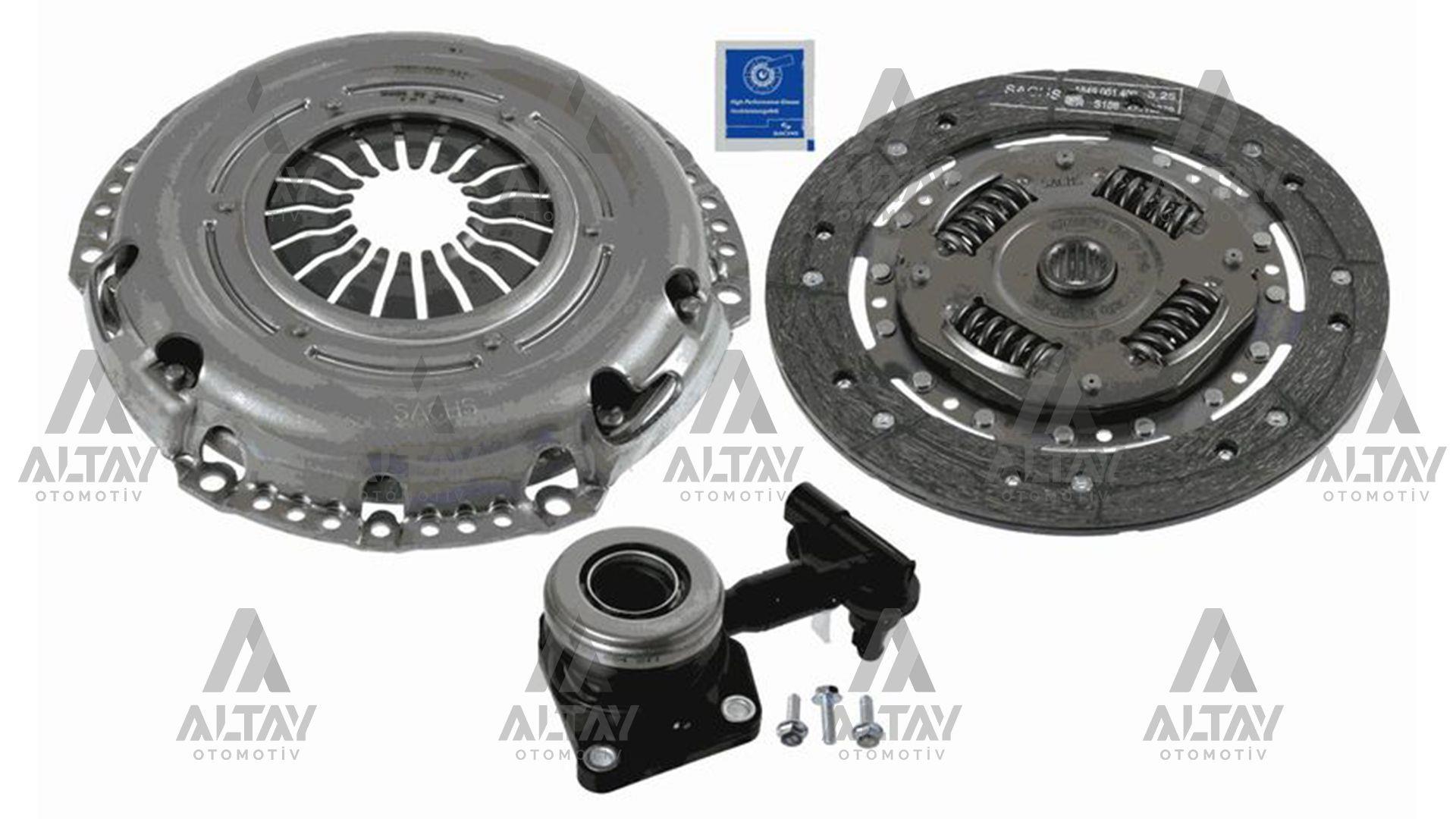 DEBRİYAJ SETİ MONDEO / FOCUS / C-MAX 03= 1.6-1.8 BENZINLI RULMANLI