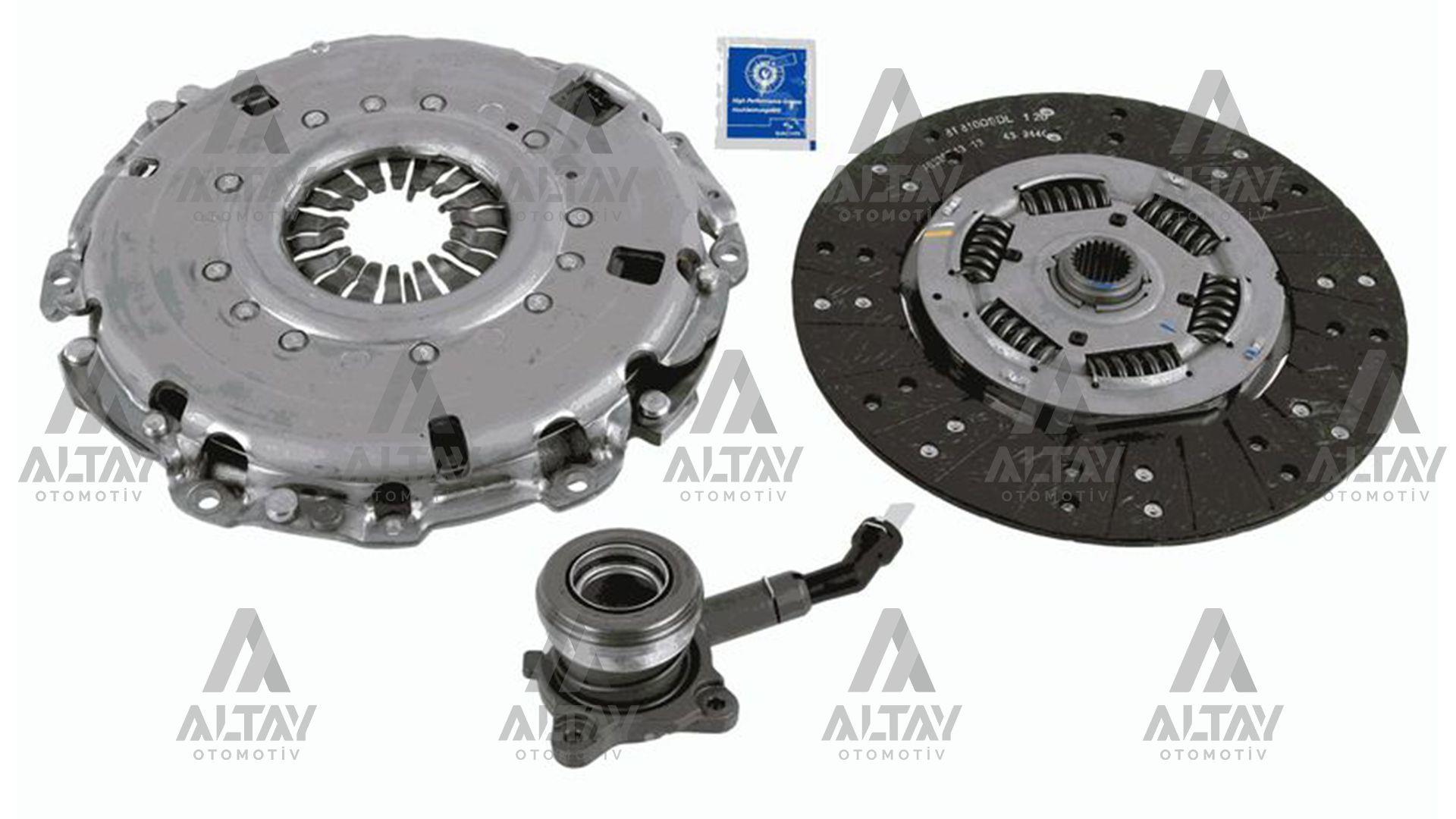 DEBRİYAJ SETİ TRANSIT V-362 18=2.0 ECOBLUE RULMANLI