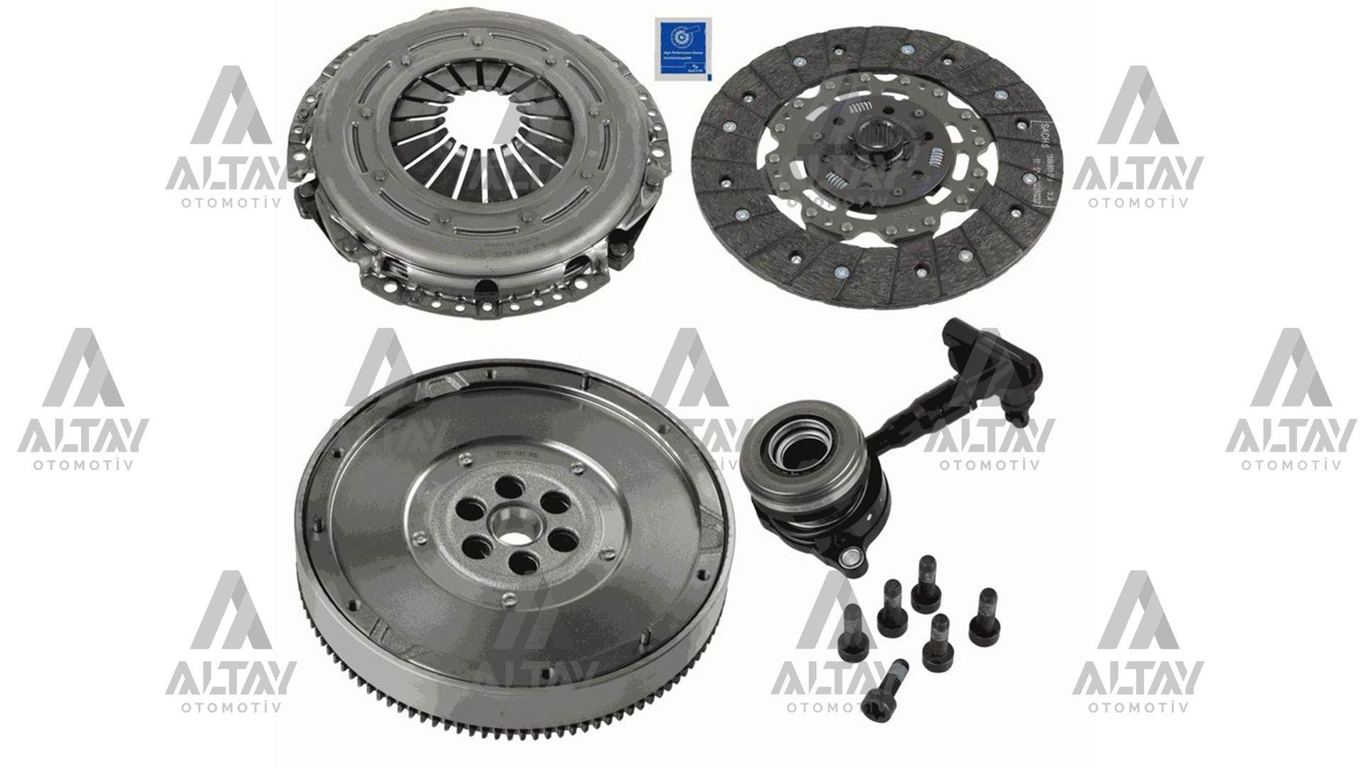 DEBRİYAJ SETİ VOLANLI FOCUS / FIESTA / MONDEO / VOLVO / MAZDA 14= 1.5 - 1.6 TDCI