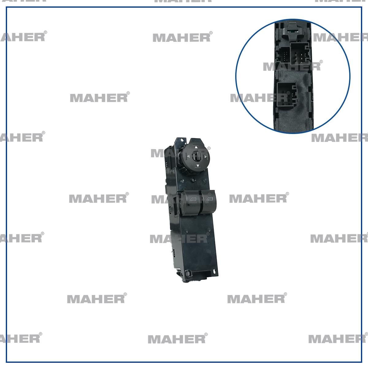 DÜĞME CAM AÇMA COURIER 14= / CONNECT 13= (ÇİFTLİ) AYNA AYAR DÜĞMELİ SOL