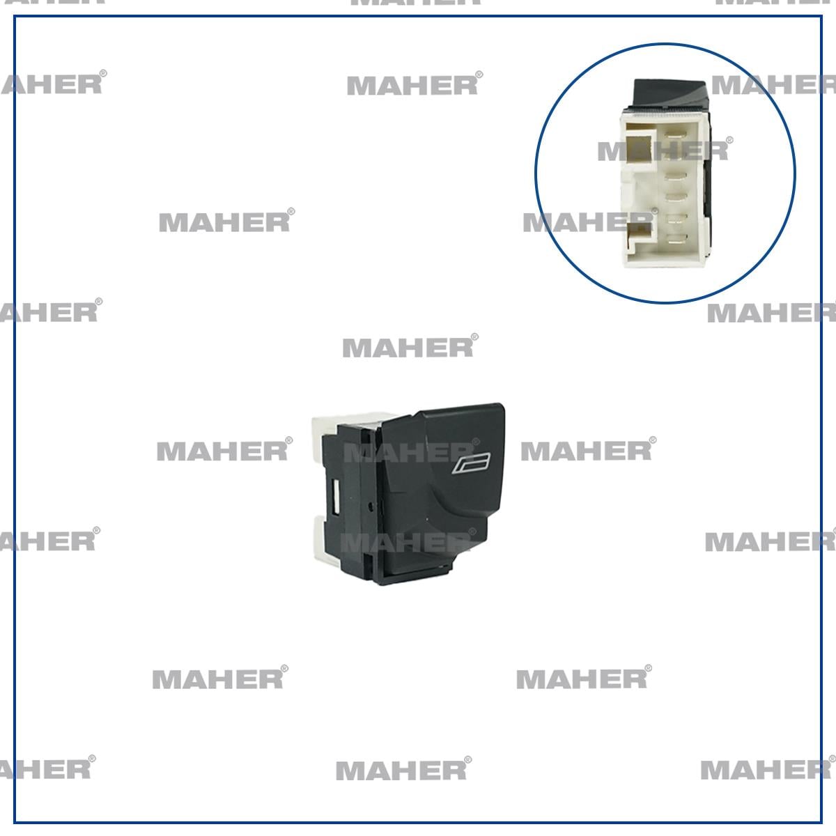 DÜĞME CAM AÇMA DUCATO II / BOXER II / JUMPER II (TEKLİ) SOL DIŞ