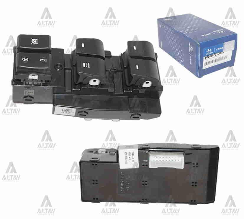 DÜĞME CAM AÇMA ELANTRA ÖN 16-18 SOL (ELİTE PLUS)
