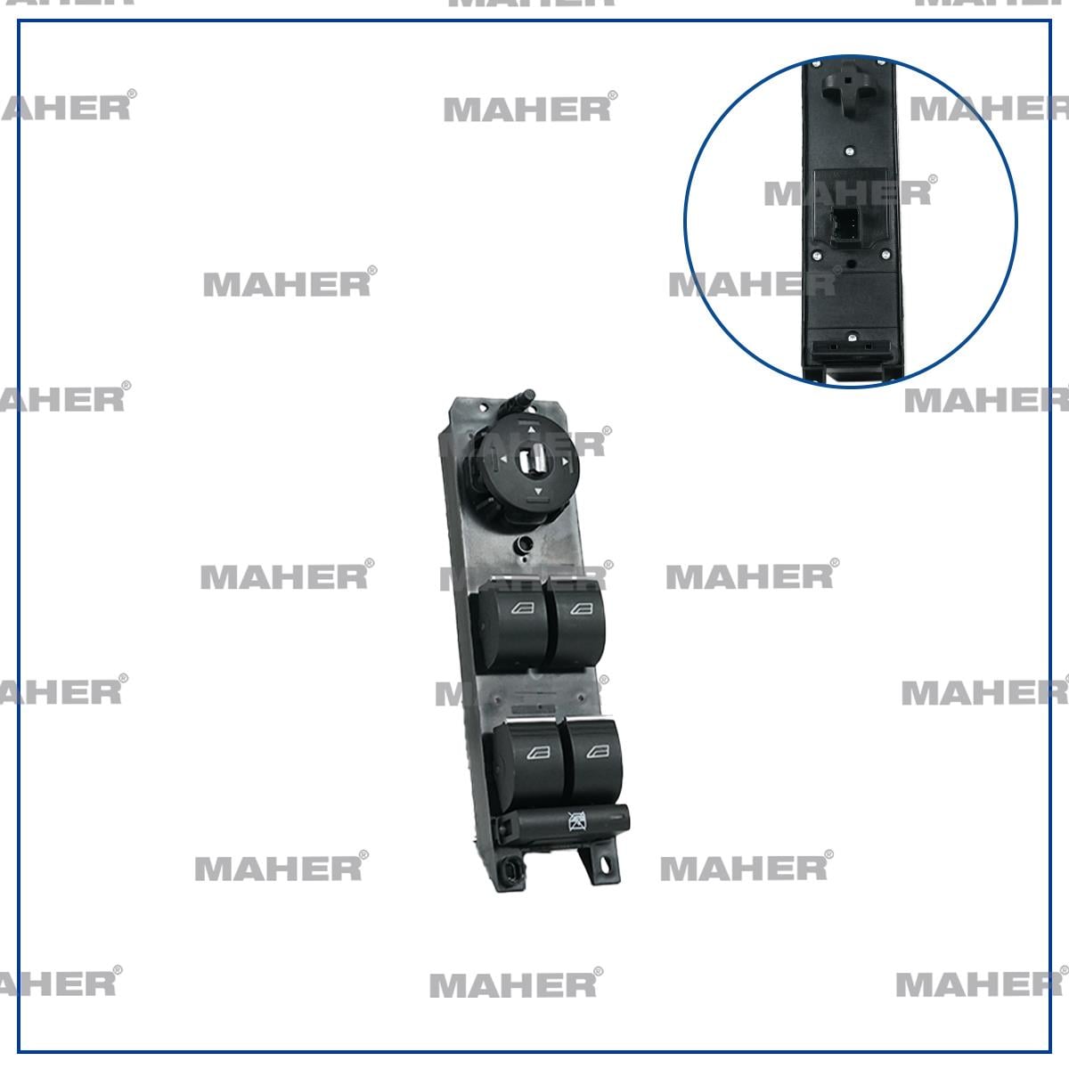 DÜGME CAM AÇMA FOCUS / C-MAX 08-13 / KUGA / FIESTA (DÖRTLÜ) AYNA AYAR DÜGMELI ÇERÇEVESIZ KATLANIR SOL