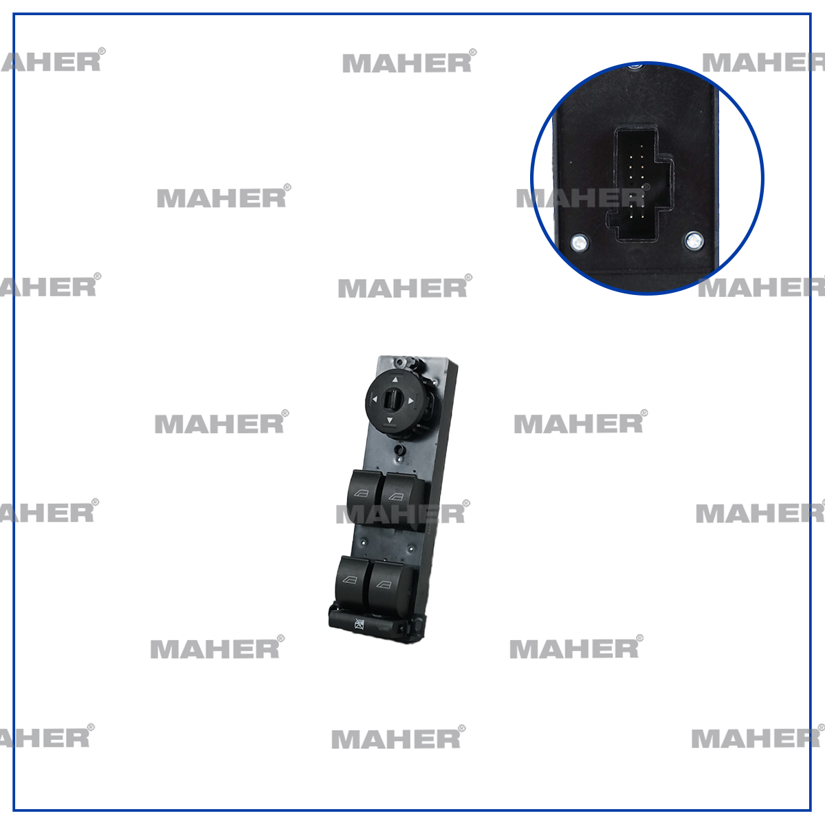 DÜĞME CAM AÇMA FOCUS 05-08 / C-MAX 04-08 (DÖRTLÜ) AYNA AYAR DÜĞMELİ ÇERÇEVESİZ SOL