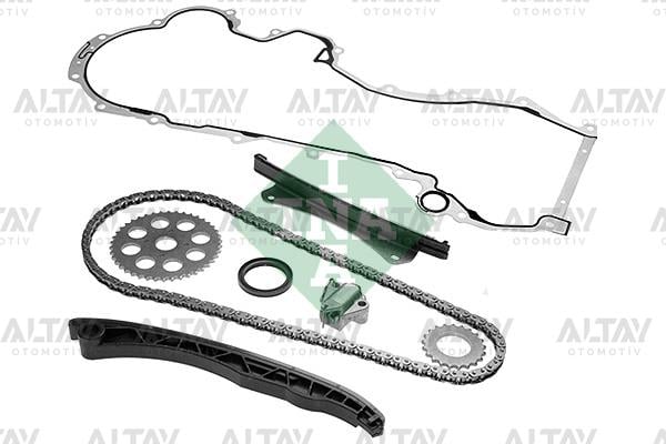 EKSANTRIK ZINCIR SETI ASTRA / CORSA / COMBO 03=ALBEA / DOBLO / PALIO / PUNTO / LINEA / EGEA / FIORINO 1.3JTD-1.3CDTI EURO 4-5 (8 PARCA KAPALI ZINCIR) CONTALI