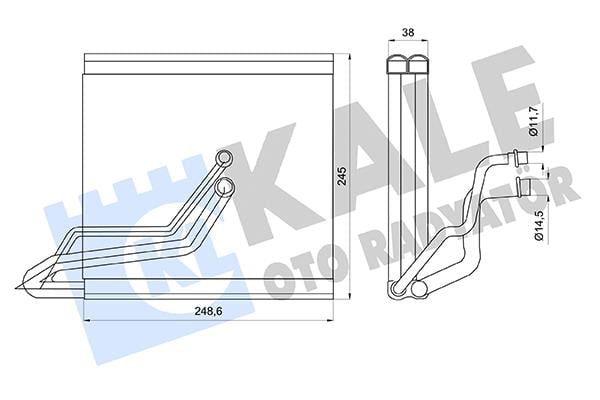 EVAPORATÖR GOLF7 / PASSAT / TİGUAN / A3 / T-ROC / OCTAVİA 15= VALEO TYPE