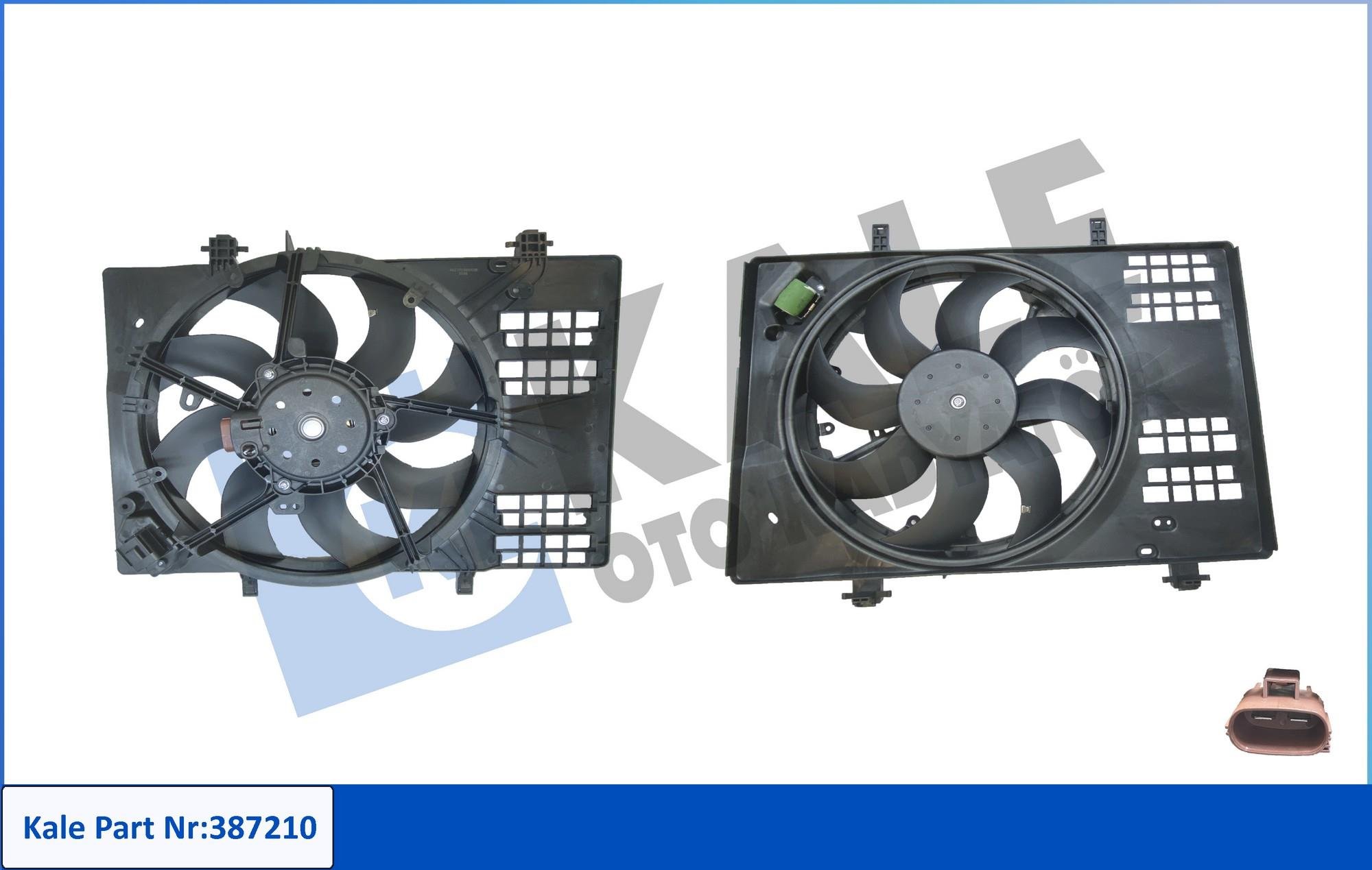 FAN MOTORU FORD TRANSIT COURIER B460 17= 1.5TDCI  (12V) DAVLUMBAZLI