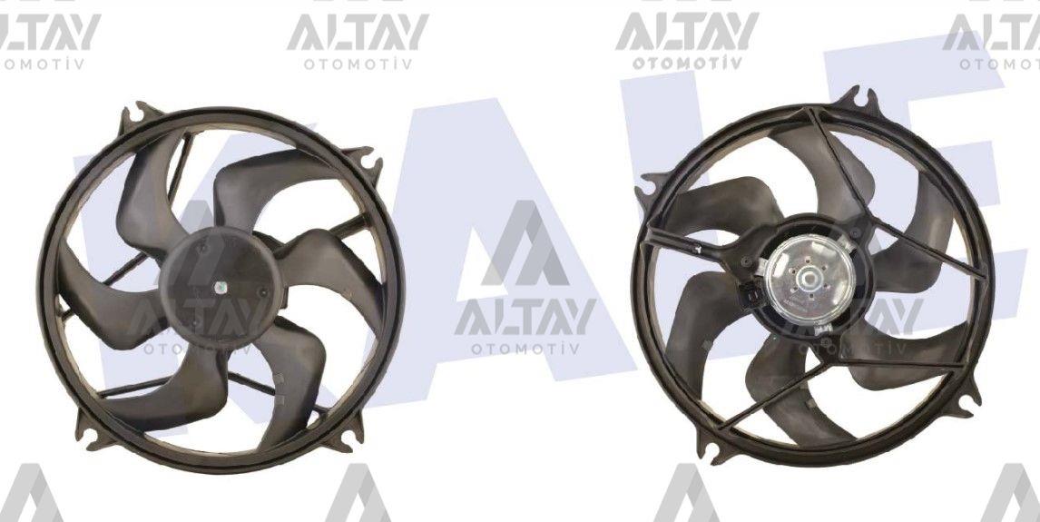 FAN RADYATÖR BERLINGO 96-08 / C5 I 01-04 / XSARA 97-05 / 307 00-07 / PARTNER 96-08 / 1.9 D-2.0 HDI-1.6 HDI KLİMALI 460WATT