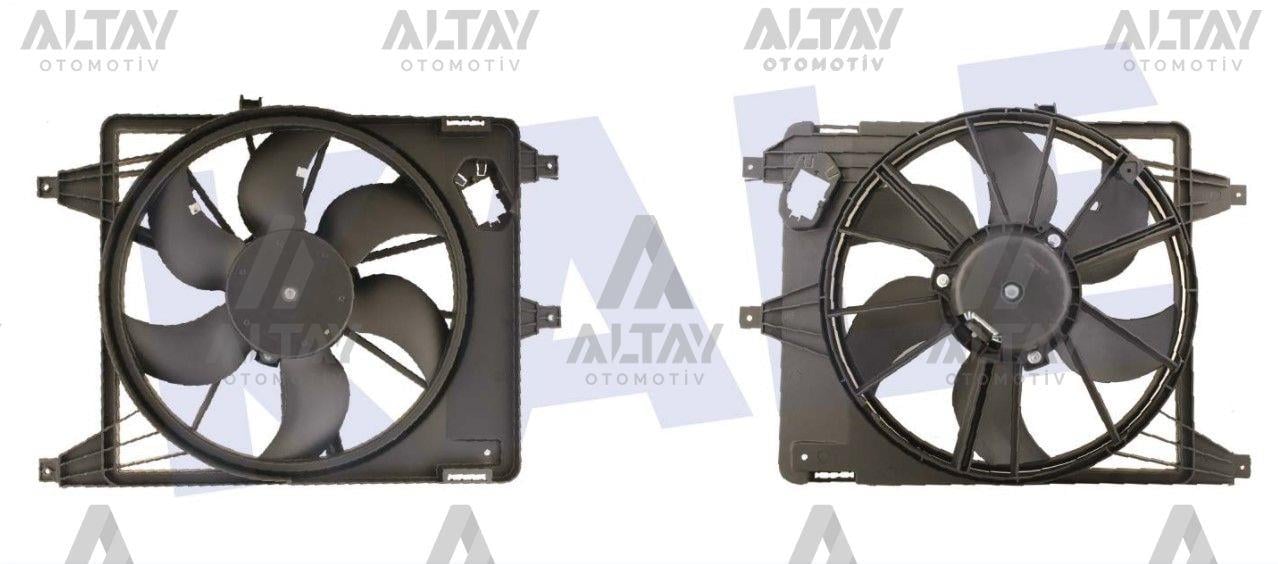 FAN RADYATÖR CLIO II 98-05 / KANGOO 98-08 / MEGANE I 96-03 / 1.2-1.4-1.5 DCI-1.6-1.9 D-2.0