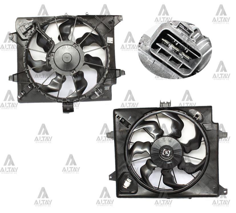 FAN RADYATÖR I-30 12-16 / CEED 12= DİZEL (HCC)
