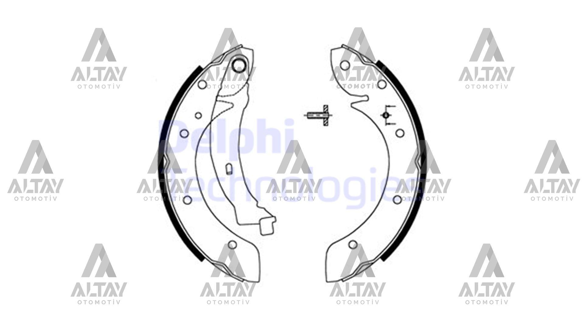 FREN BALATA  PARTNER 96-08 /  BERLINGO 96-08 / XSARA PICASSO 04= / SCENIC 98= (228x42)  PABUÇ ARKA