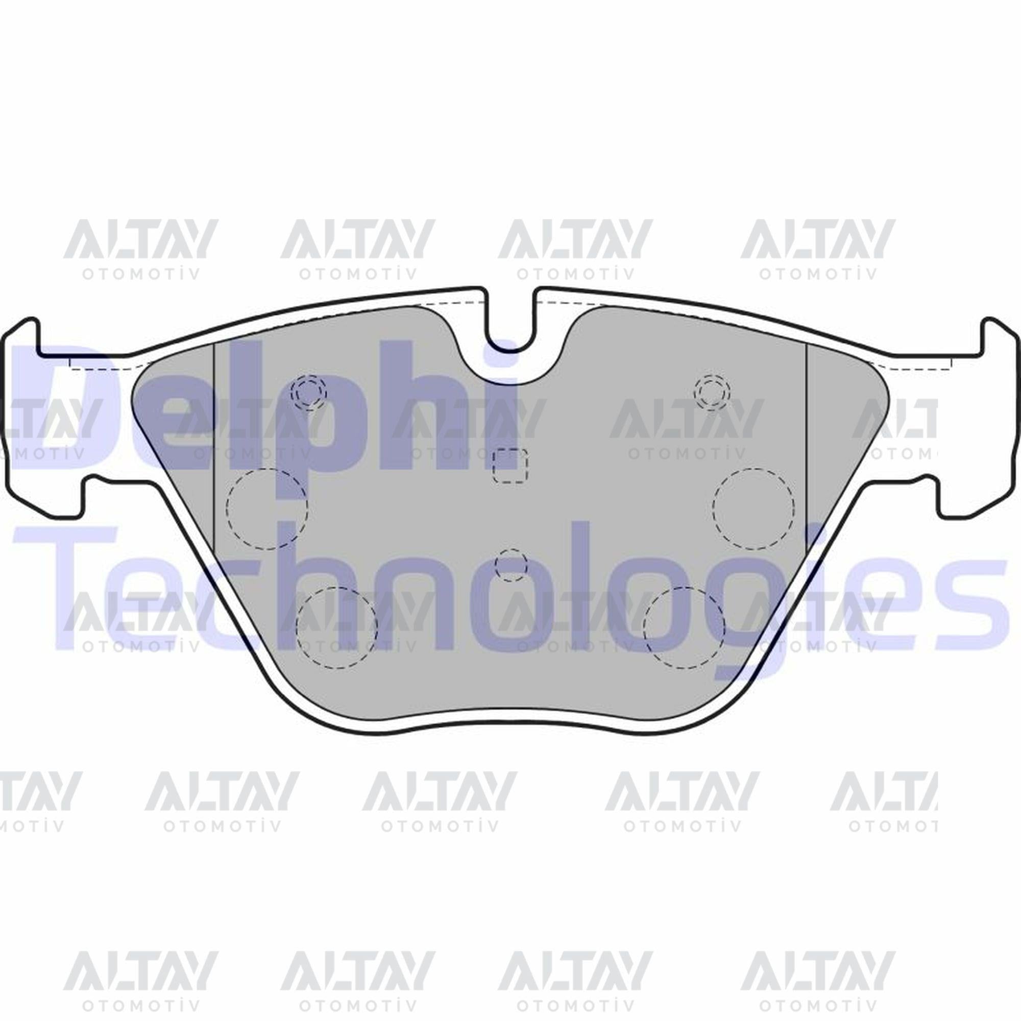 FREN BALATA BMW 3 SERİ E90 - E92 - E93 / 5 SERİ E60 - E61 ÖN