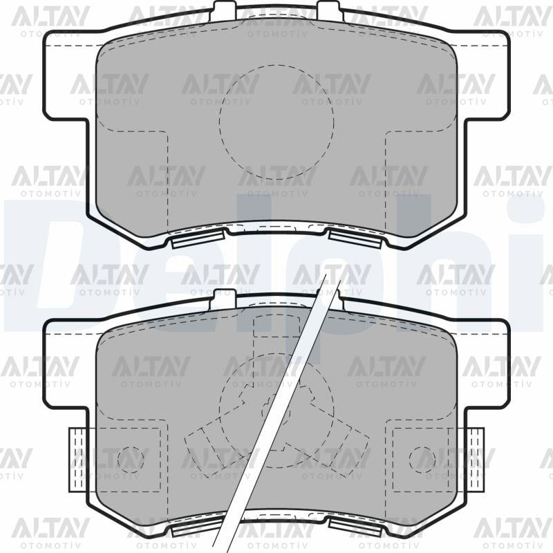 FREN BALATA CIVIC 06-16 SEDAN / ACCORD 99-03 / CRV 03= / ROVER / SWIFT 06= / SX4 DISK ARKA
