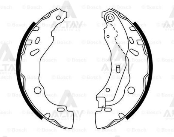 FREN BALATA CLIO IV 12= / C-ELYSEE 12= / 301 12= / C3 II 09-16 / C3 III 16= / CLIO II 00-08 / LOGAN 12= / SANDERO 08= /  DS3 15-19 / MATRIX 01-10 /  MICRA 10-15 K13 / NOTE 13= / 208 I 16=  LEVYELİ PABUÇ ARKA