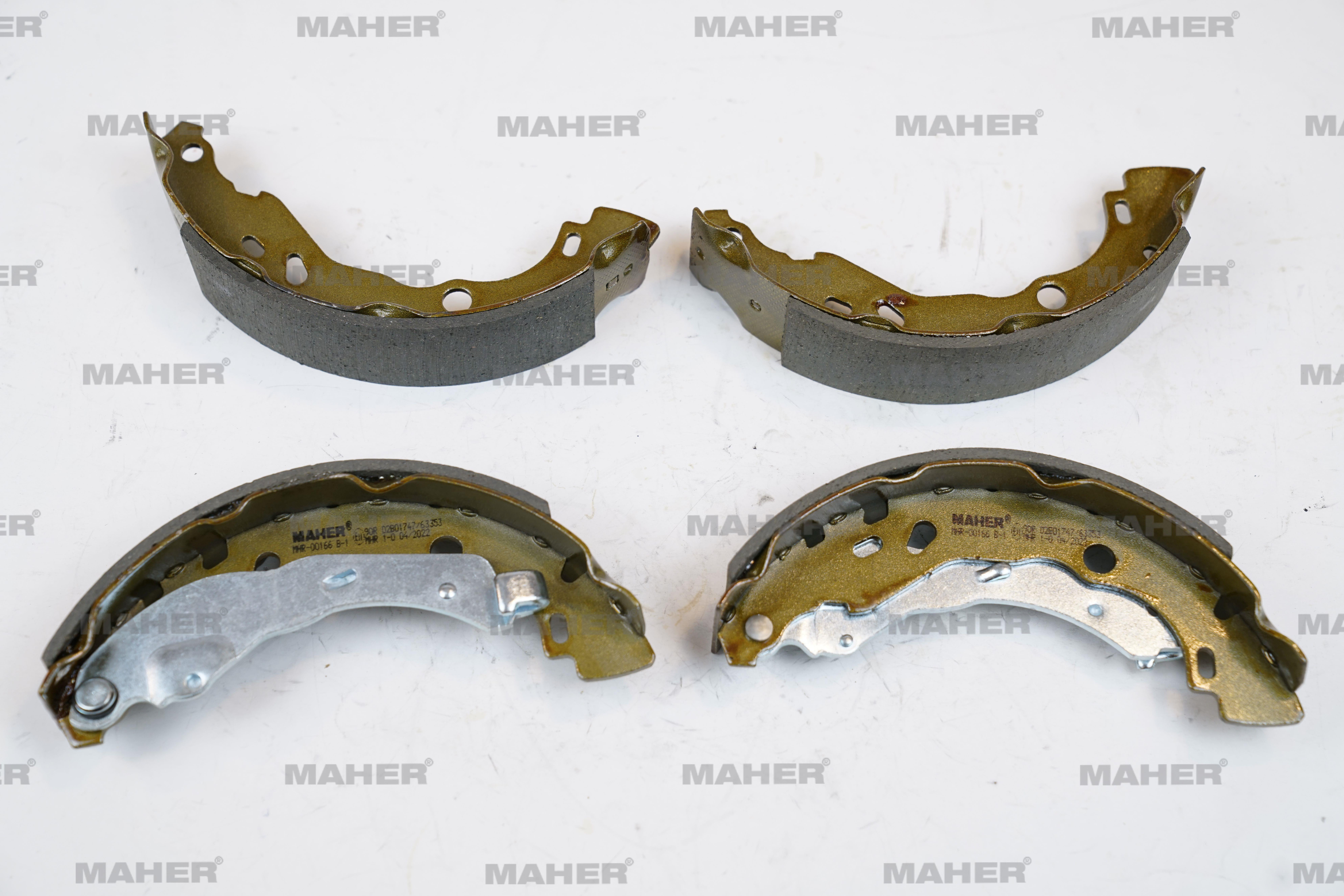 FREN BALATA CLIO IV 12= / C-ELYSEE 12= / 301 12= / C3 II 09-16 / C3 III 16= / CLIO II 00-08 / LOGAN 12= / SANDERO 08= /  DS3 15-19 / MATRIX 01-10 /  MICRA 10-15 K13 / NOTE 13= / 208 I 16=  LEVYELİ PABUÇ ARKA