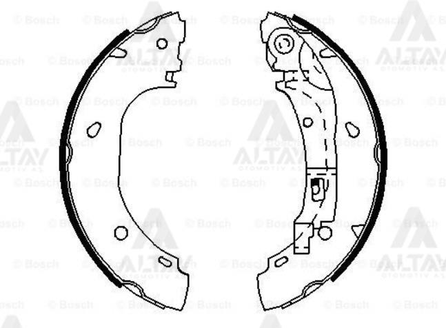 FREN BALATA DUCATO  98-05 / BOXER 98-05 / JUMPER 98-05 PABUÇ LEVYELİ ARKA