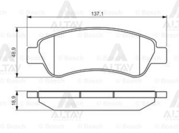 FREN BALATA DUCATO 06= / BOXER 06= / JUMPER 06= ARKA